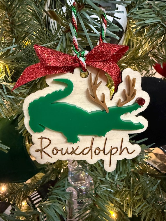 Rouxdolph Christmas Ornament | Cajun Christmas