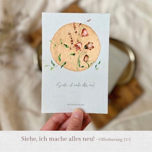 Christliche GRUßKARTE I Offenbarung 21:5