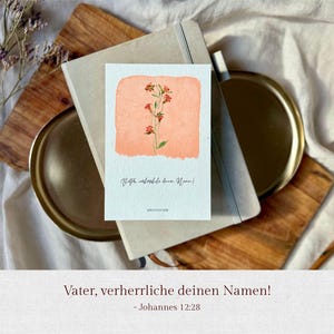 Christliche GRUßKARTE I Johannes 12:28