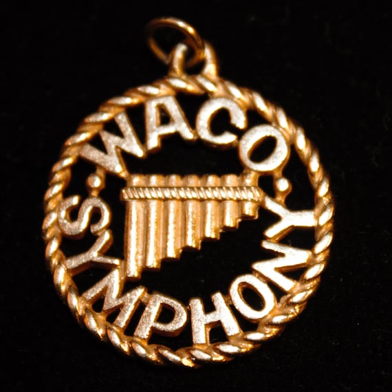 SALE- Retired/Rare James Avery Waco Symphony Charm/ Rare James Avery Gold Charm/ Solid Gold James Avery Charm/ 14K Gold James Avery Charm