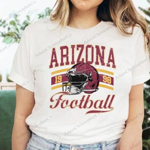 Vintage Arizona Football Png, Trendy Arizona Football Png, Kardinal Fan Geschenk, Arizona Spieltag