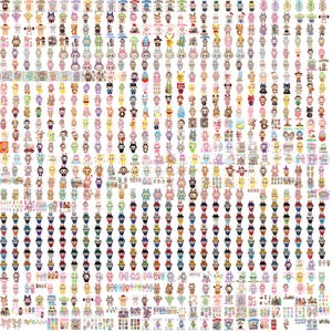 850+ Labubu PNG images, Bundle of Labubu Vector Digital File for Cricut, sublimation, layered labubu PNG, Labubu Bundle super cute monsters