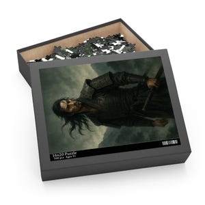 Epic Samurai Warrior Puzzle - Japanese Bushido Jigsaw Puzzle Gift for Men, Zen Art Decor, Historical Japan Puzzle