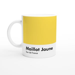 Maillot Jaune Tour de France Yellow Jersey Cycling Mug