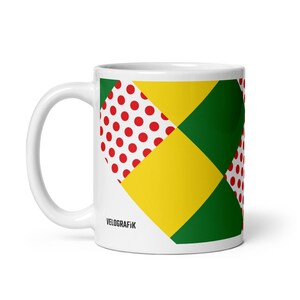 Tour de France Jersey Colours Pattern Mug