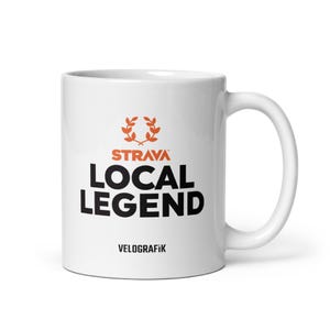 Strava Local Legend Cycling Mug - White