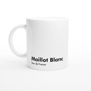 Maillot Blanc Tour de France White Jersey Cycling Mug