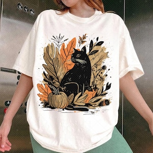 Black Cat Halloween Png, Ghost Cat Png, Halloween Png, Halloween Cat Shirt Fall Png, Spooky Season Png, Retro Halloween Png, Funny Halloween