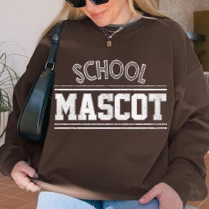 Custom Retro School Spirit PNG, Personalized Team Name PNG, Vintage School Pride Sublimation Design Game Day DTF Digital Downm Custom Sports