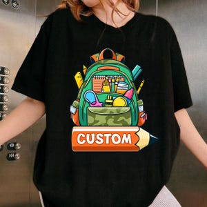 Back To School Name Custom Design, Toddler Boy Girl Custom Name, Kindergarten Png, Back To School Name Design,1st Day School Png Sublimation