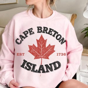 Vintage Cape Breton Map PNG: Retro Canada Travel Art (Digital Download)