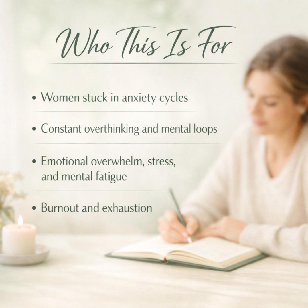 Overthinking Workbook CBT Printable PDF | Anxiety and Rumination ...