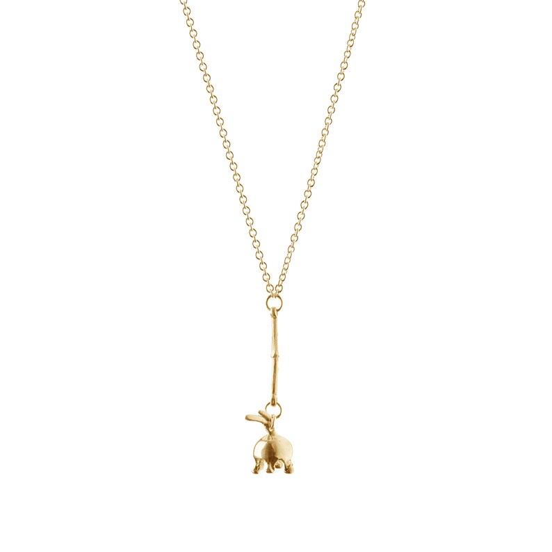 Abelia Flower Pendant Lily Of The Valley Abelia Link Necklace: Lily Of The Valley Necklace Lily Necklace Botanical Jewelry
