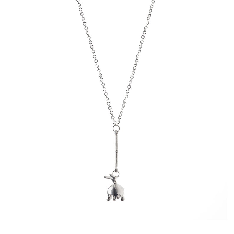 Abelia Flower Pendant Lily Of The Valley Abelia Link Necklace: Lily Of The Valley Necklace Lily Necklace Botanical Jewelry