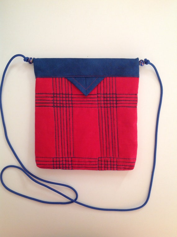 quilted fabric crossbody bag