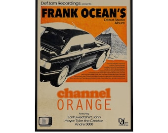 Frank Ocean Poster: Channel Orange Album Art (Digital Download