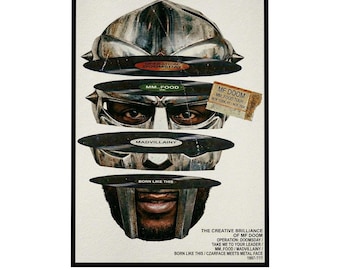 MF Doom Madvillainy Poster | Operation Doomsday Album Art (Digital Download)