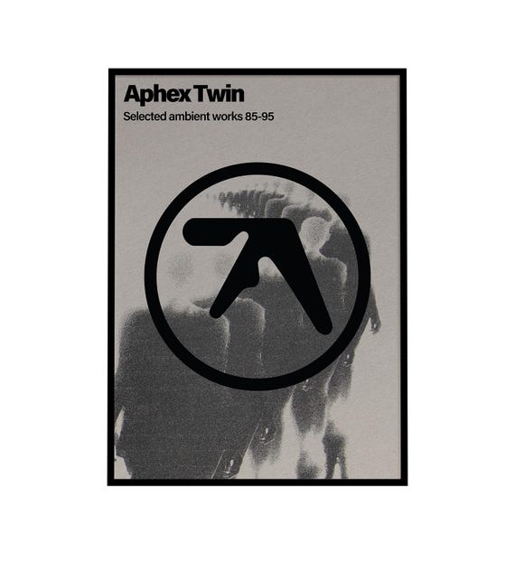 Aphex Twin アートプリント：アンビエント・エレクトロニック
