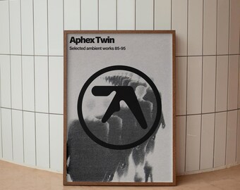 Aphex Twin Art Print: Ambient Electronic Music Poster (digital