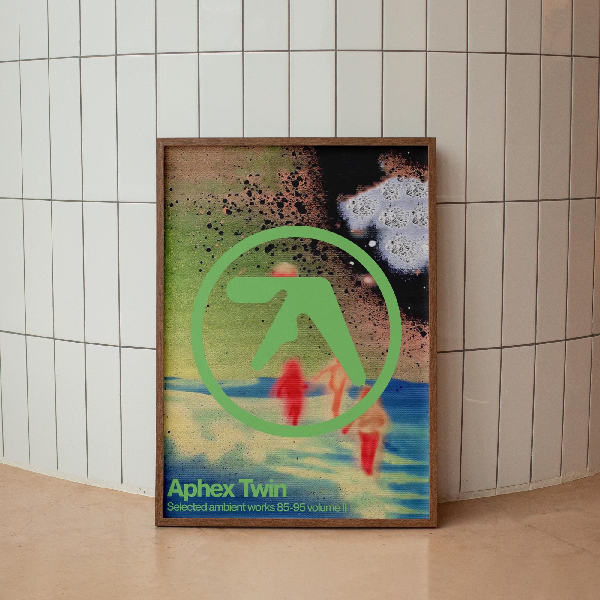 Aphex Twin Poster: Selected Ambient Works Album Art (digital