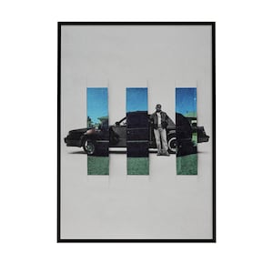 Impression d&#39;art Kendrick Lamar : décoration murale hip-hop minimaliste (téléchargement numérique