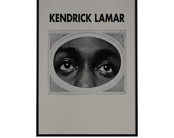Kendrick Lamar Portrait: Minimalist Hip Hop Art Print (Digital Download