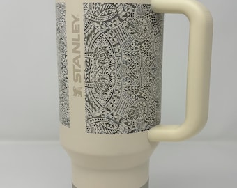 Vaso Stanley Adventure de 40 oz con estampado hawaiano personalizado