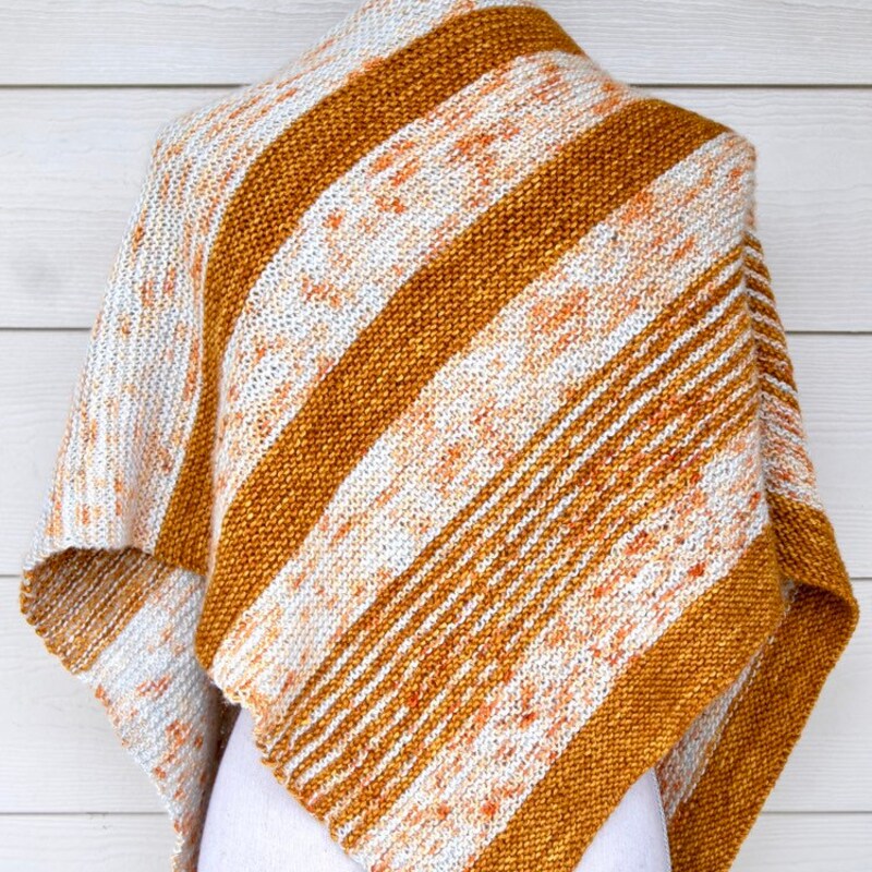 garter stitch shawl