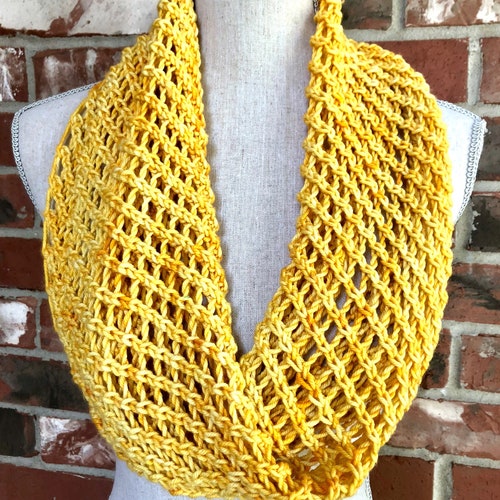 Pretty Little Scarf Knitting Pattern Etsy