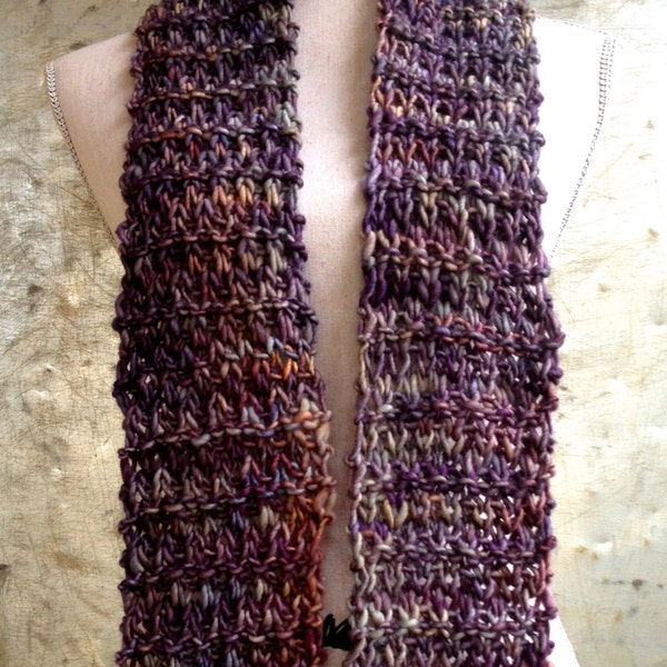 Scarf Knitting Pattern Simple Beginner Pattern