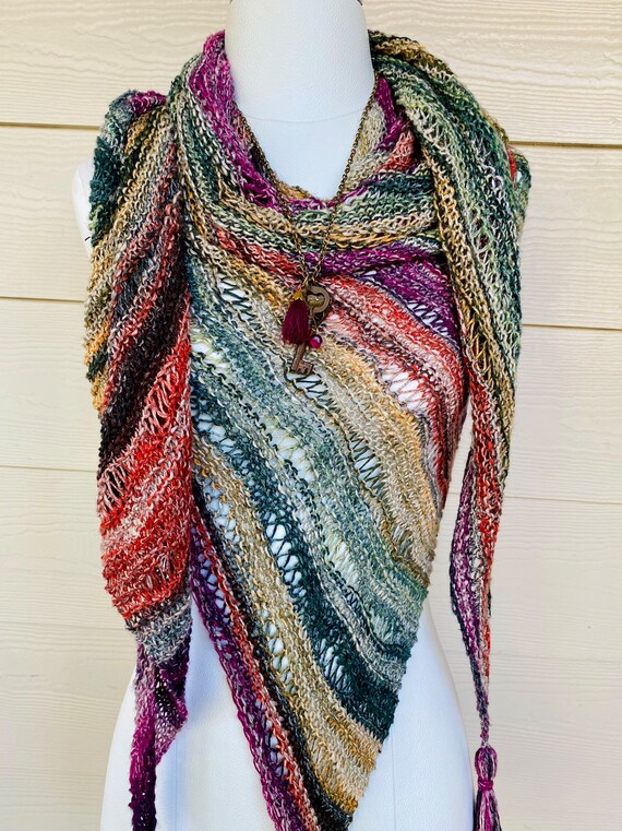 seafoam scarf pattern
