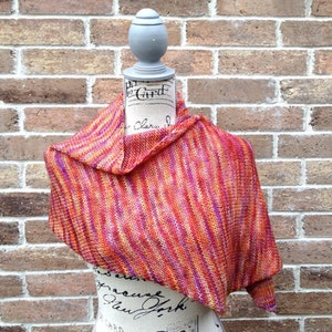 Diagonal Wrap Knitting Pattern Prayer Shawl Beginner Simple - Etsy