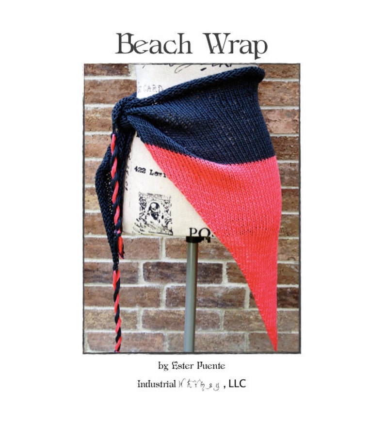 Beach Wrap Knitting Pattern Sarong image 4