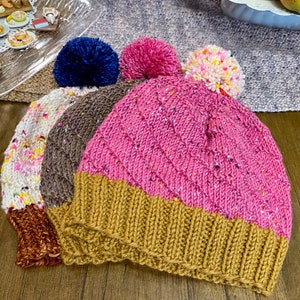 Knitting Pattern Breakfast Beanie Texture Hat
