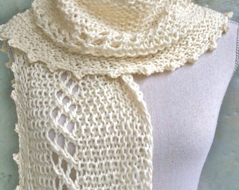 Stitch Sampler Scarf Knitting Pattern