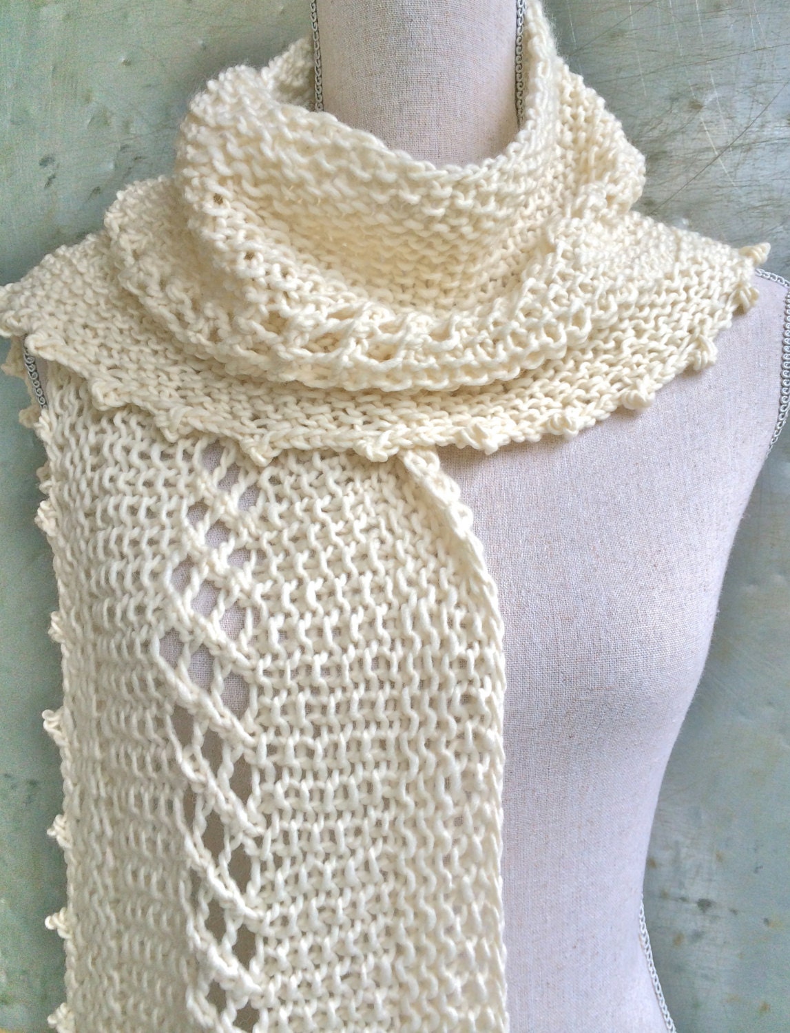 stitch sampler scarf
