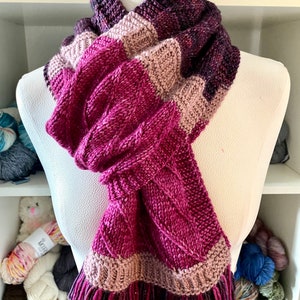 Turning Tides Scarf Knitting Pattern (PDF Pattern)