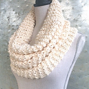 Infinity Scarf Cowl Knitting Pattern