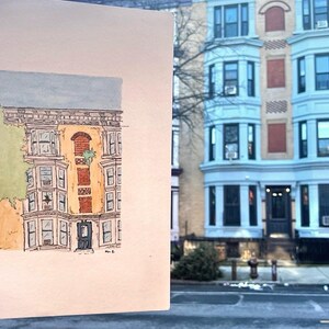 Custom Watercolor & Ink Home, Room, or Landscape Portrait – Hand-Painted from Your Photos – Personalized Sketch Home Art