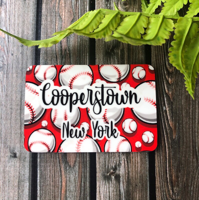 Cooperstown Baseball Souvenir Baseball Gift Etsy Hong Kong