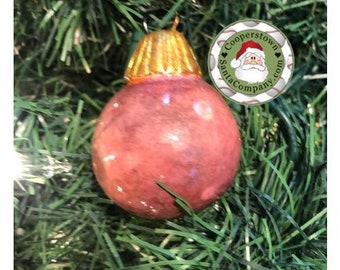Gourd Christmas ornament, alchohol  ink gourd ornament , gourd lover gift