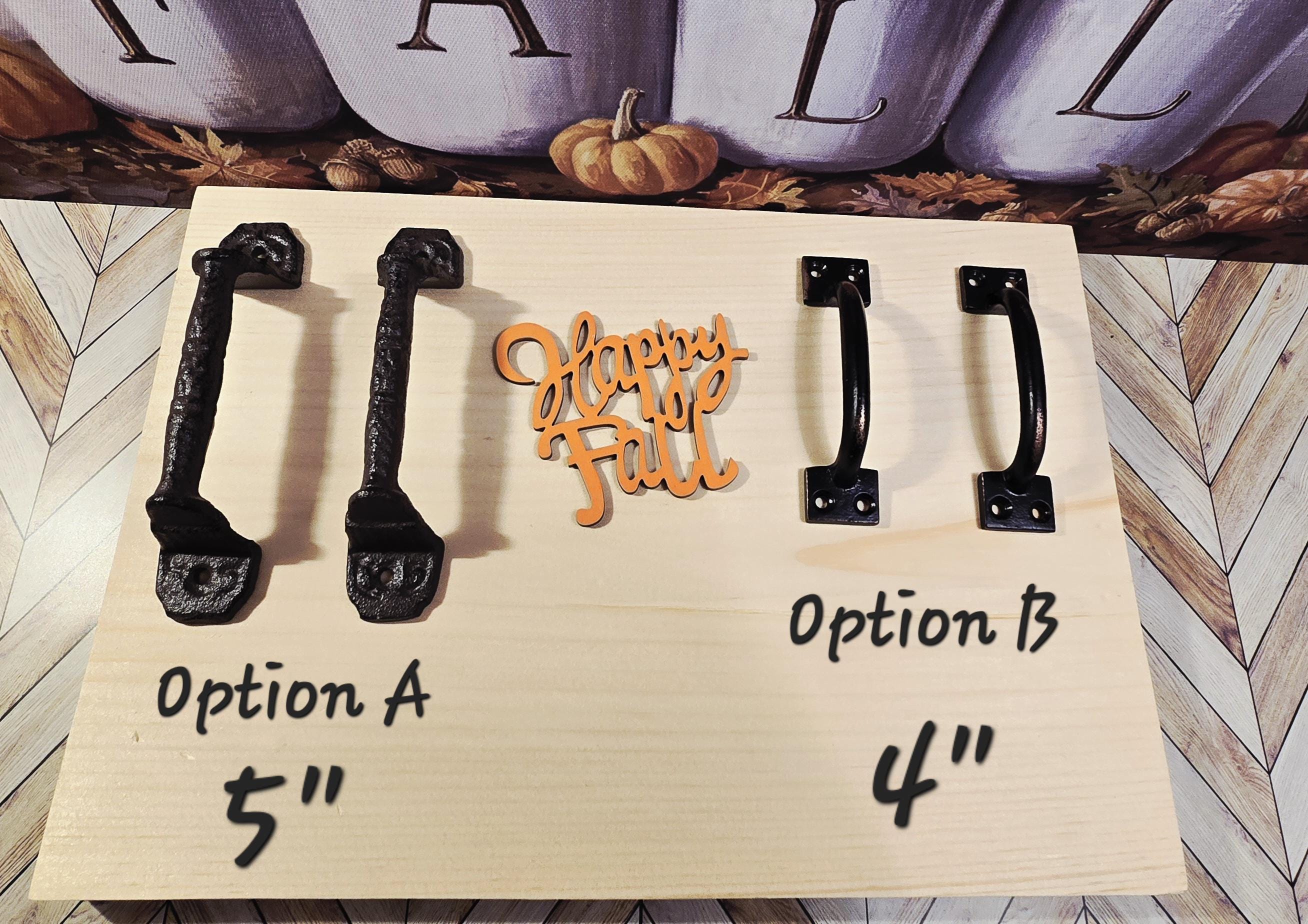 Fall Serving Trays or Signs, Painted or Wood Burned Serving Tray or Sign, Rustic Autumn Wall decor, Wood Tray with Handles - Thumbnail 7
