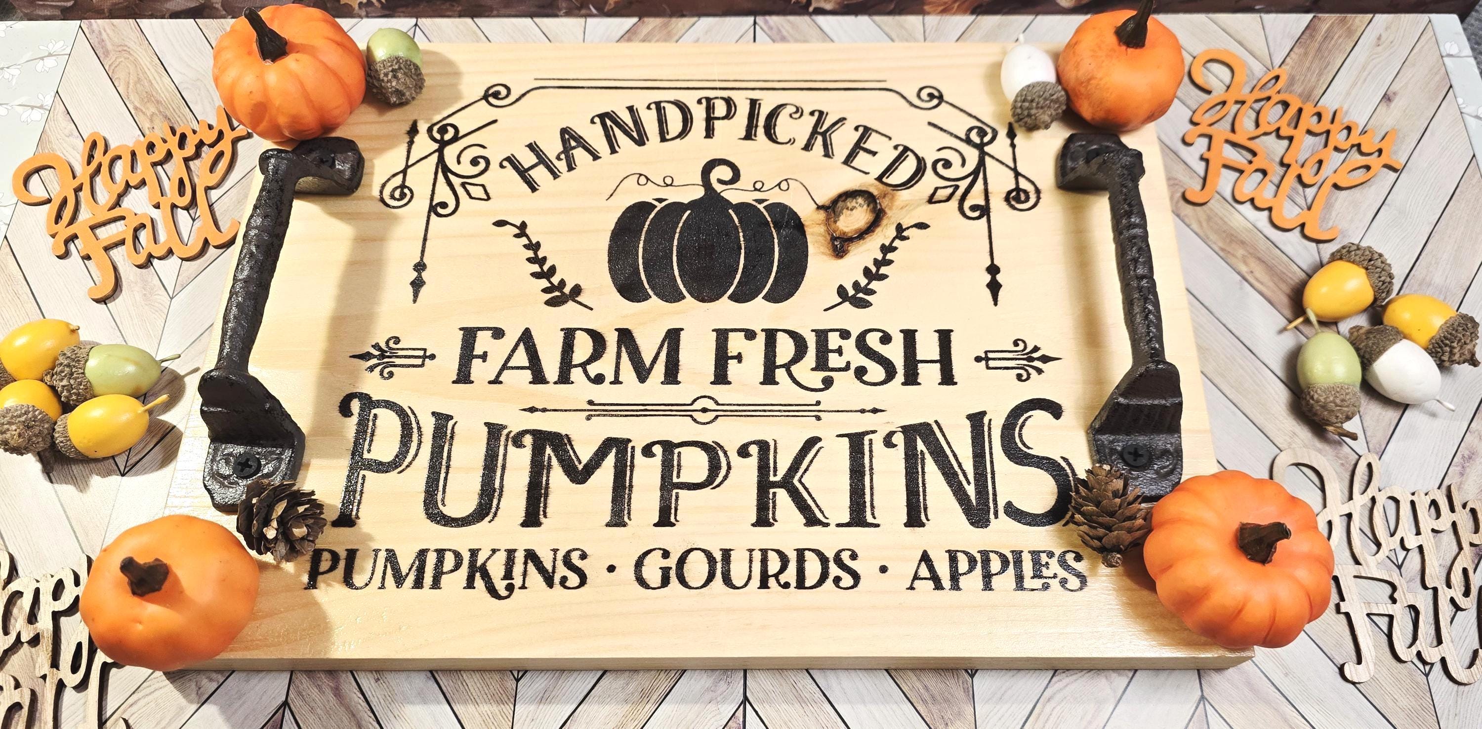 Fall Trays/Sign