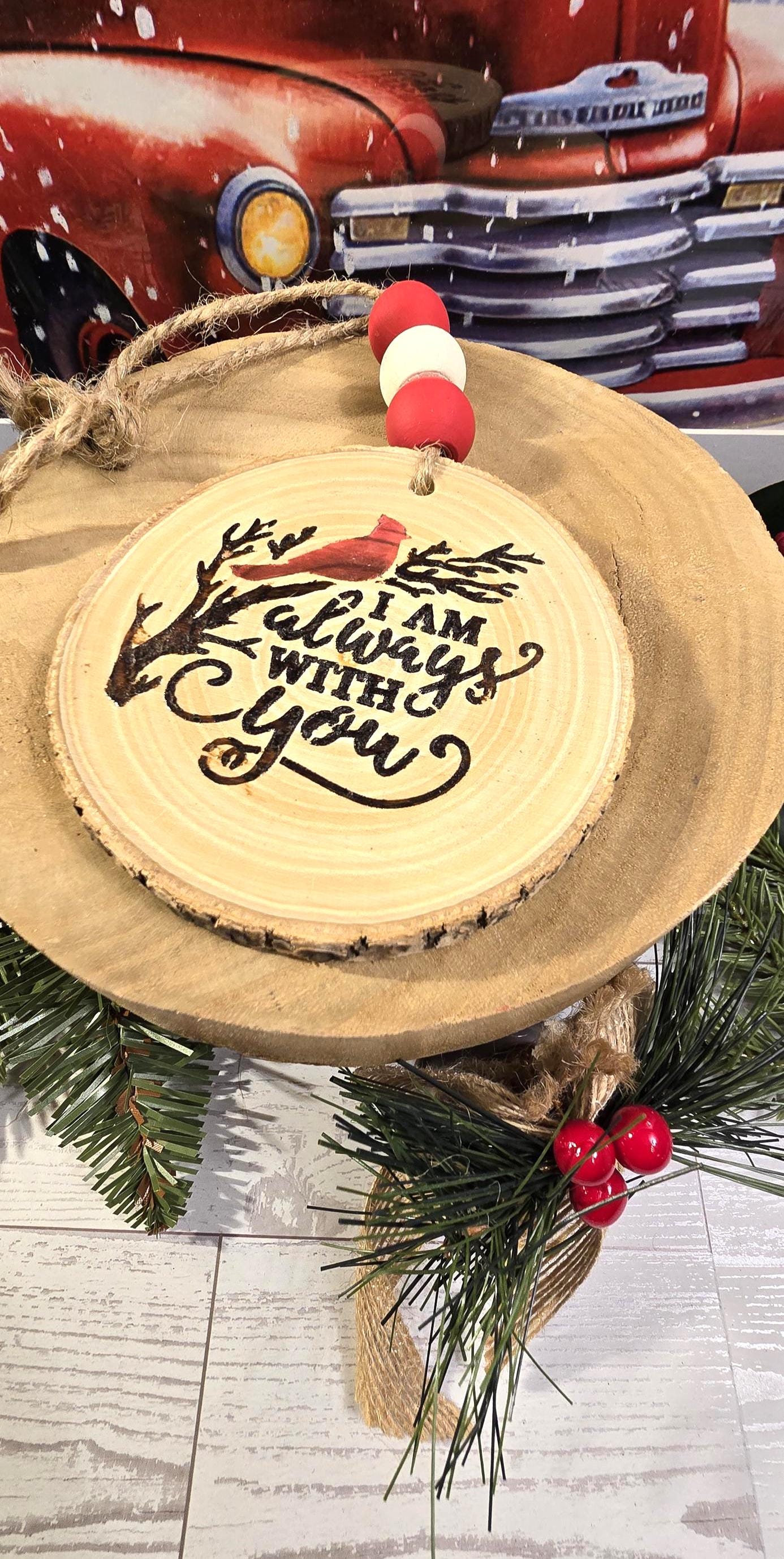 Wood Slice Orna