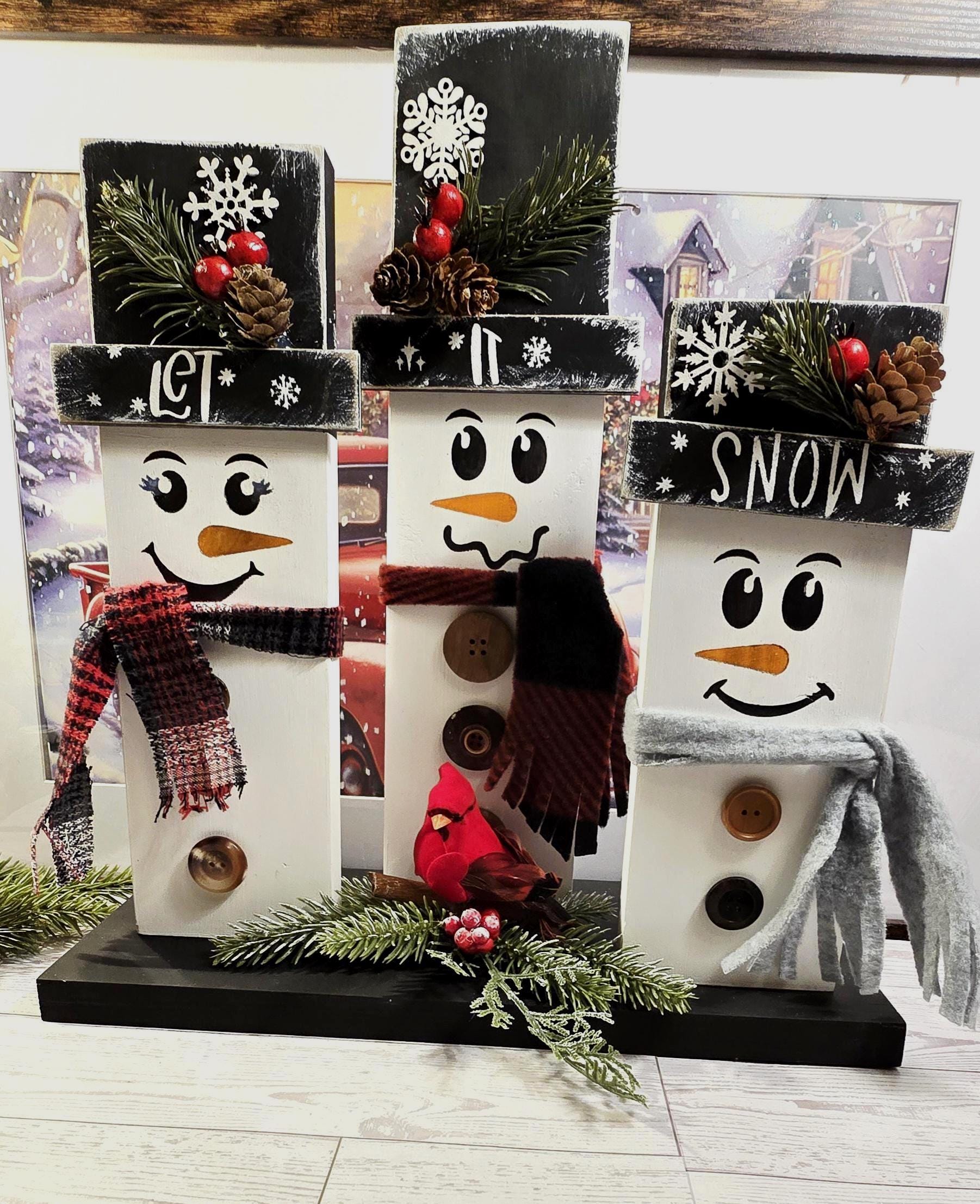 Snowman Trio