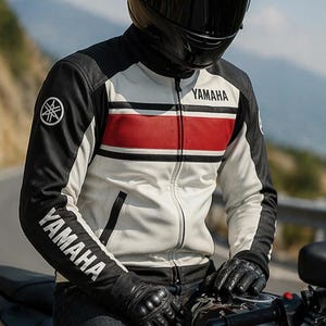 YAMAHA】バイク ジャケット（パッド入り） YAMAHA ライダース