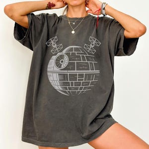 Mickey Death Star, Disney Man Shirt, Disney World Shirt, Star Wars Vintage Shirt, Star Wars Gift, Star Wars Comfort Colors Shirt