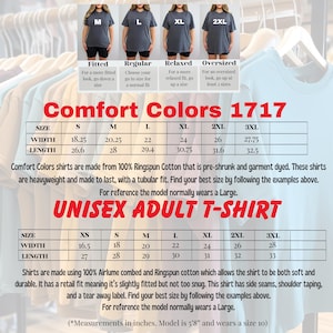 a women's t - shirt with different colors and sizes