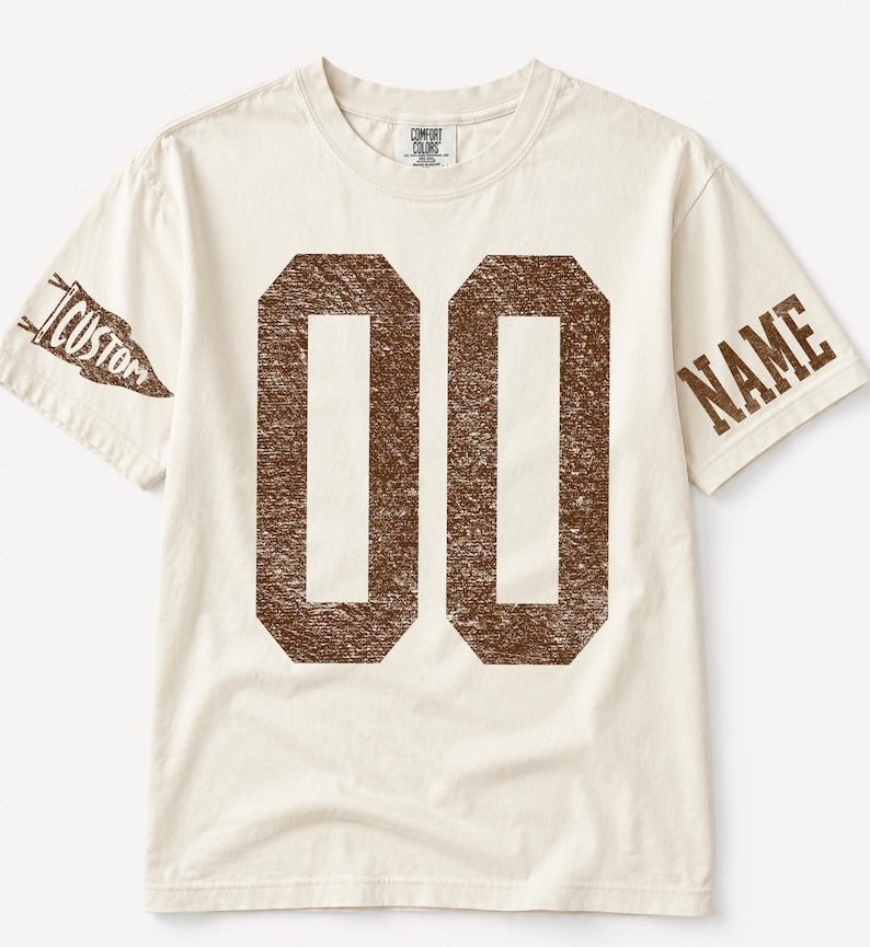 Football Senior Mom Shirt, Customizable Football Mom Graphic, Personalized Name Tee, Senior Year Football Gift Idea image 4
