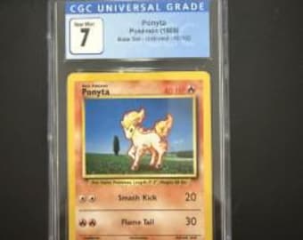 ポニータ ポケモンカード - CGCグレード ニアミント 7